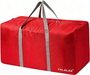 Travel Duffle Bag,96L Extra Large Duffel Bag Lightweight,Waterproof Duffle Bag for Men Women,Black (Red)